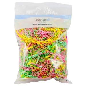 Multicolor Iridescent Paper Shred by Celebrate for Gift Wrapping Birthday Easter